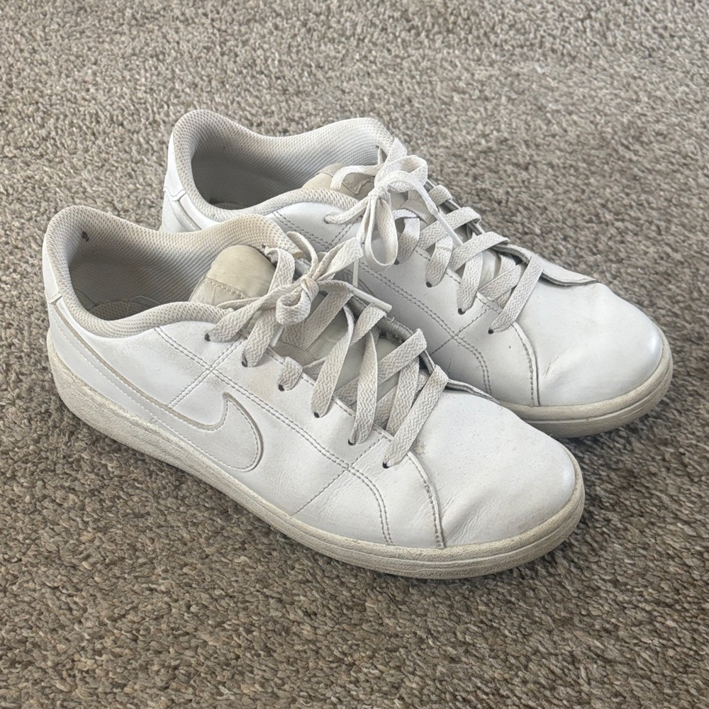 Nike Classic White Lace-Up Sneakers